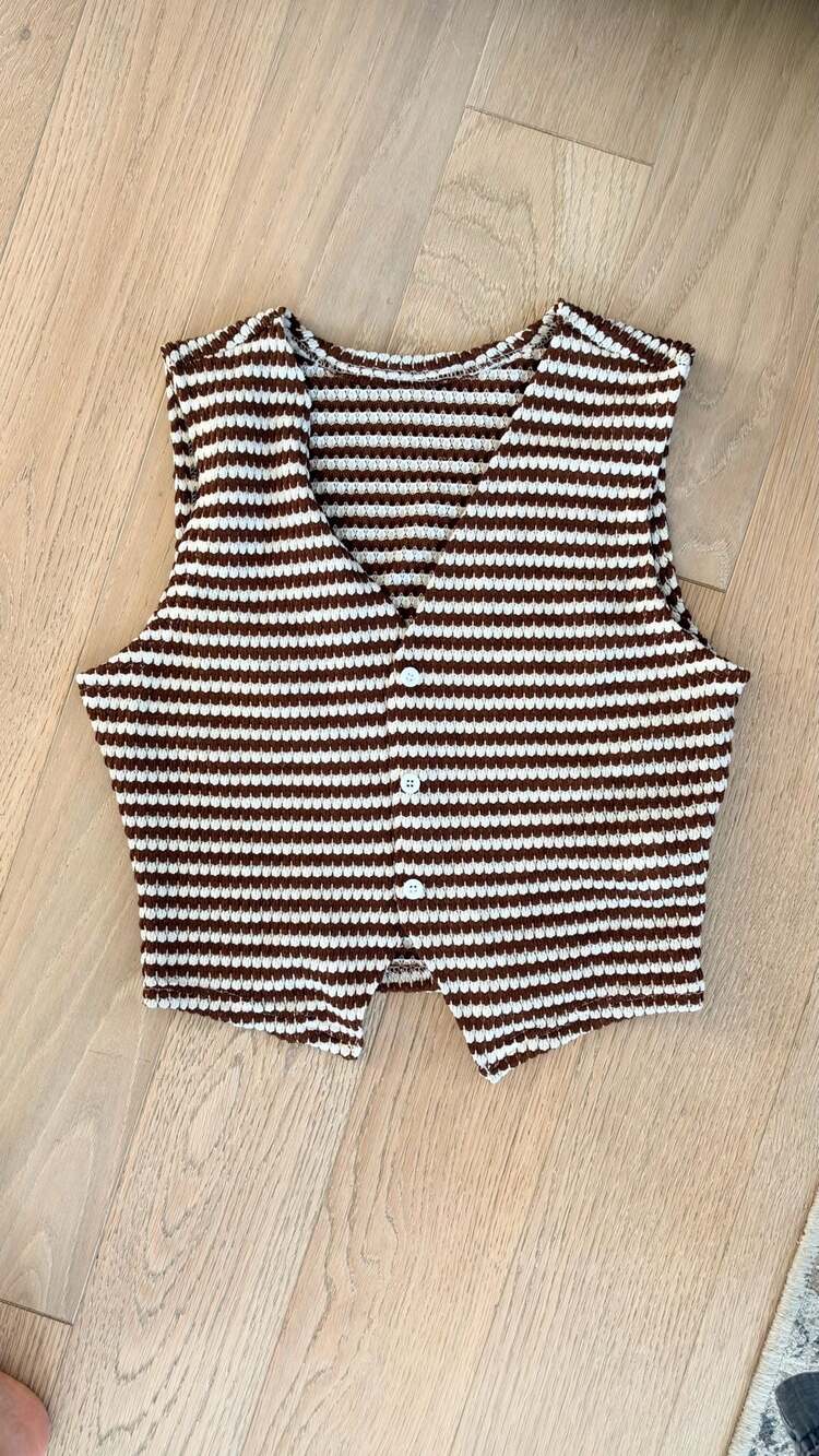 SHEIN Striped Knit Shirt